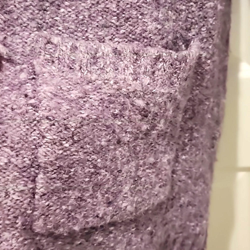 Ruby Road purple 💜 fringe long line cardigan 2x - Picture 5 of 5
